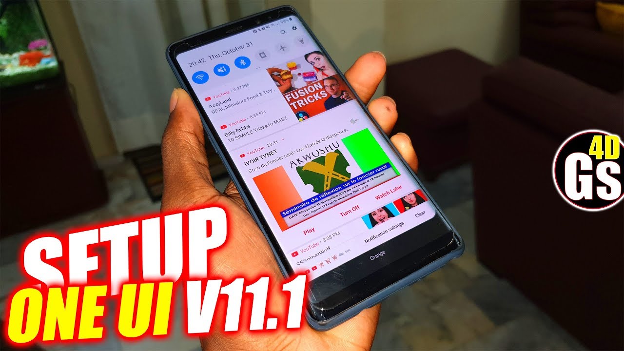 Installing Galaxy S10+ New Rom on Note8/S8/S8+ hadesRom v11.1