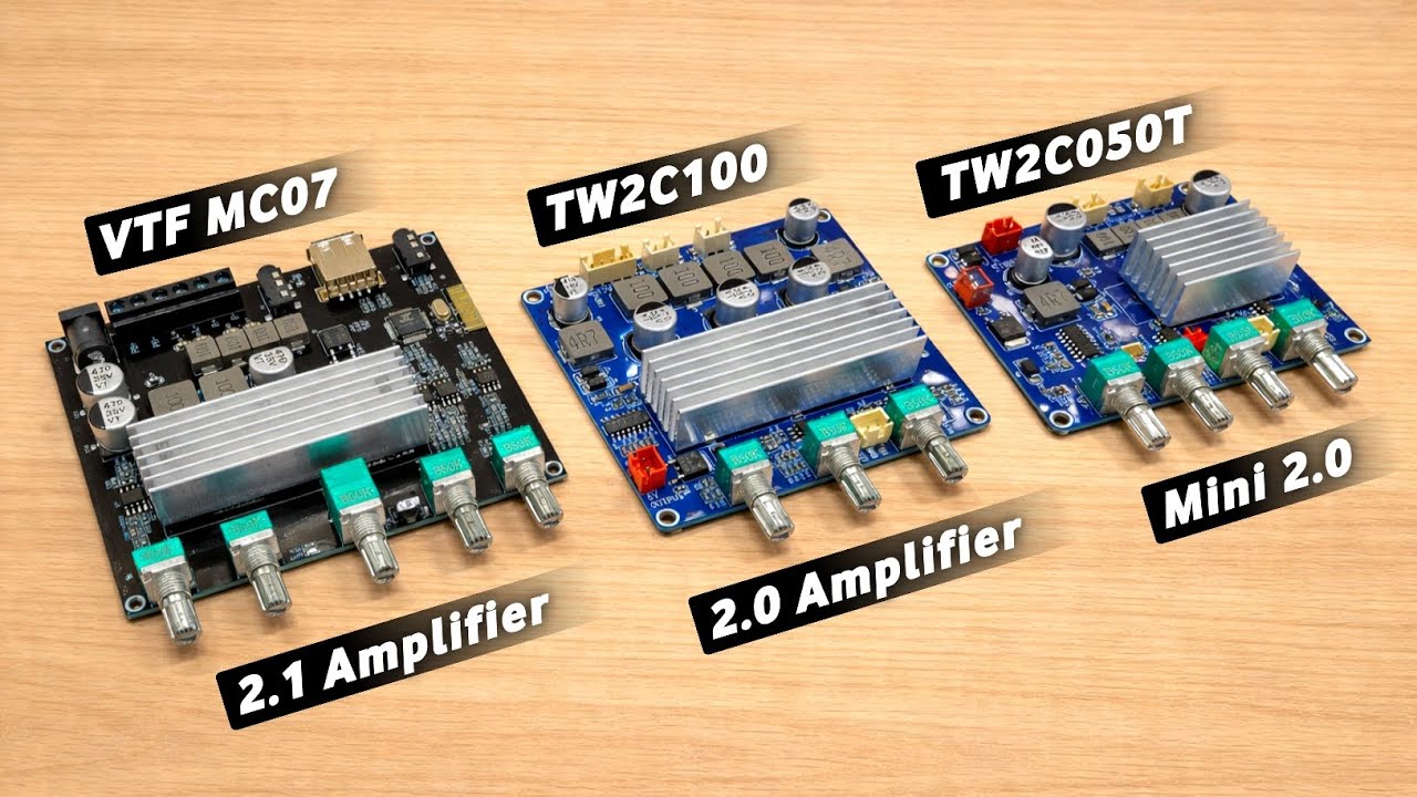 First Time on YouTube Latest 2.1 Amplifier | VTF-MC03 &bull; TW2C100 &bull; TW2C050T | You Like Electronic 