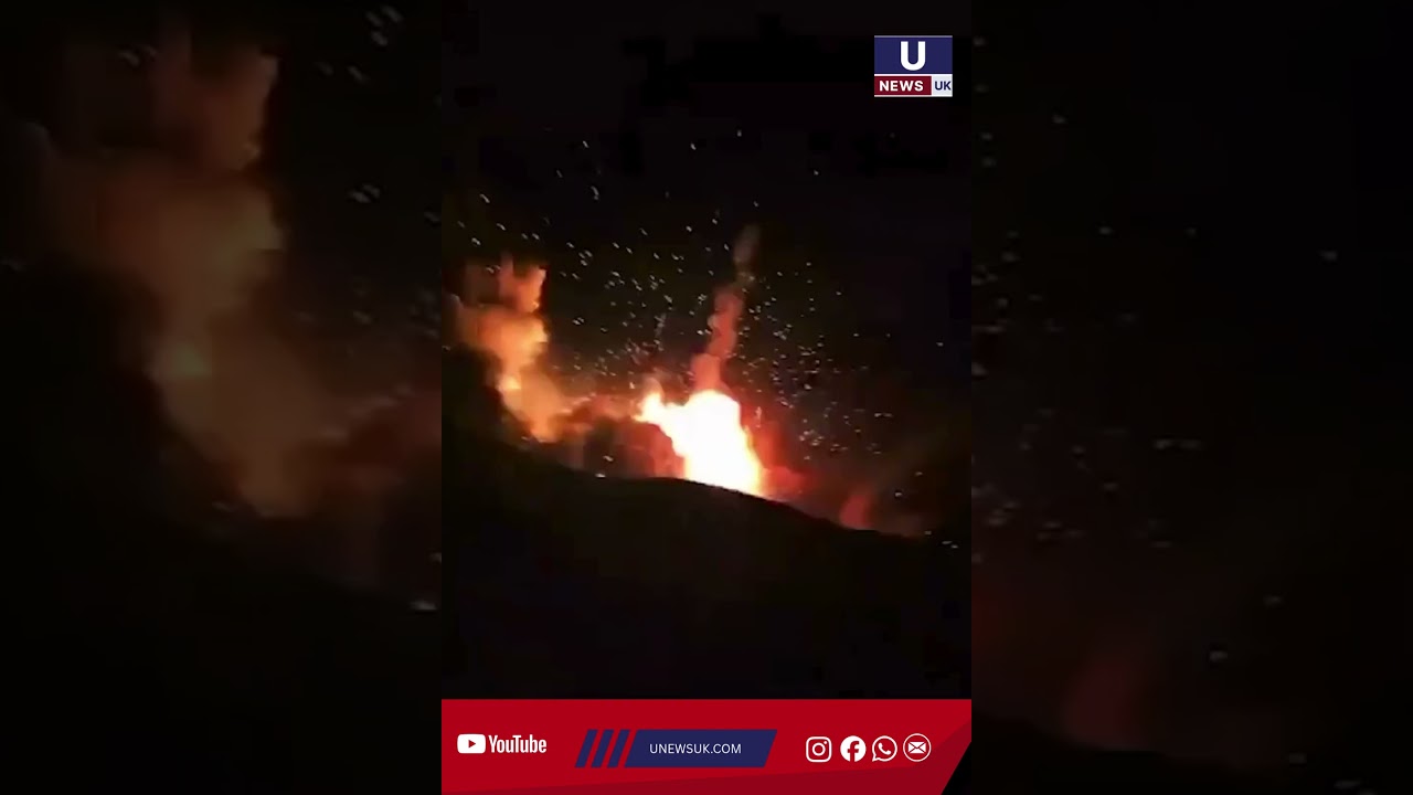 Iranian projectile strikes the Muwaffaq Salti Air Base in Azraq, Jordan.