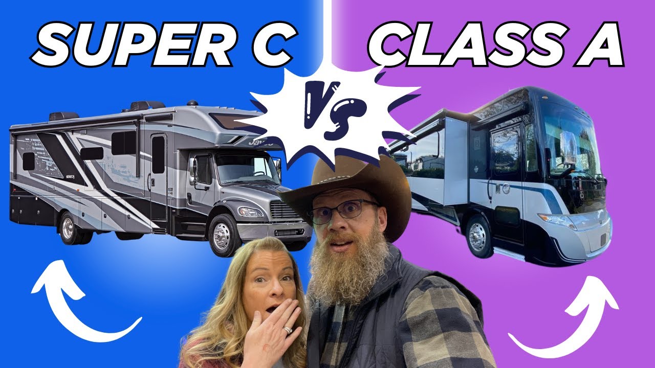 Class A против Super C Tiffin Byway 38CL и Jayco Seneca 37K