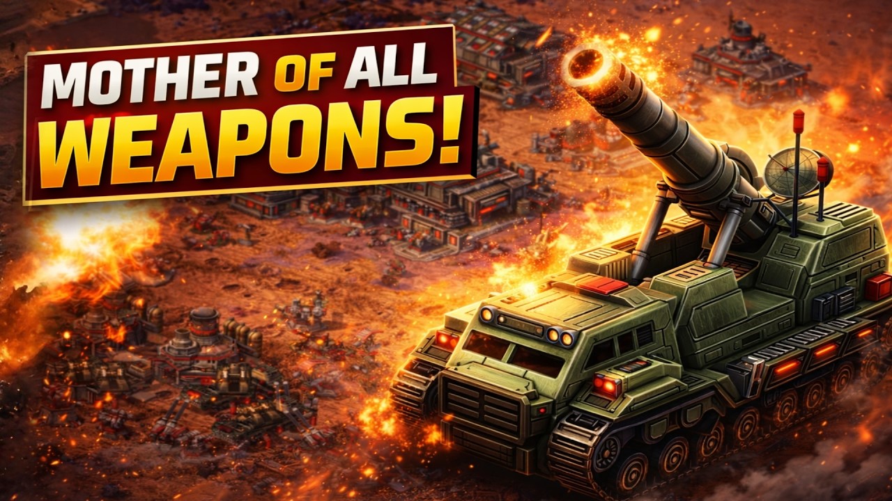 Red Alert 2 - Rise of The East Mod | NUKE CANNON DEFENCE!