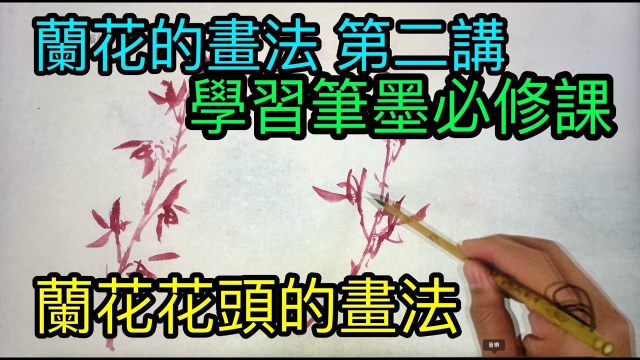 #36 蘭花的畫法第二講 蘭花花頭的畫法  How to draw orchids lesson 2  蘭の描き方レッスン2  난초를 그리는 방법 수업 2
