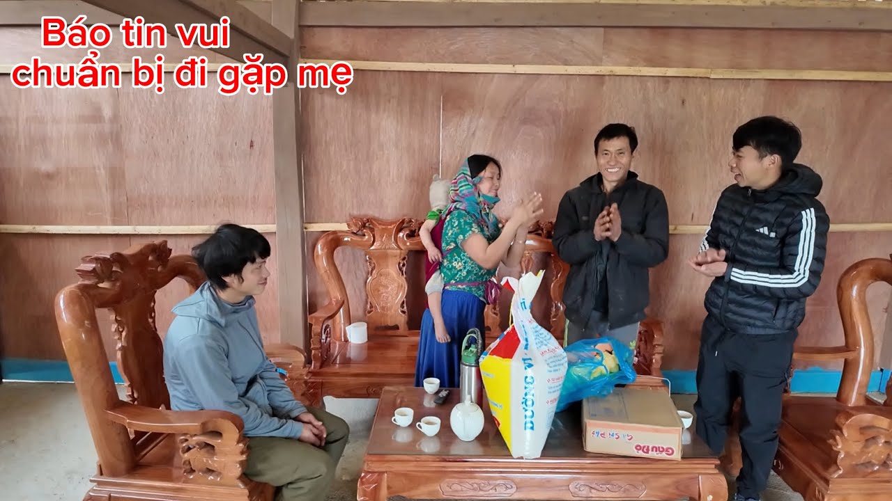Vợ chồng anh sình vui mừng phấn khởi khi nghe tin sắp được gặp một người mẹ từ bên Đức lần đầu tiên.