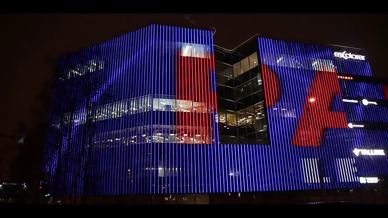 PALAMI innovative MediaTUBE`s for 1900m2 project KAI1 in Tallinn, Estonia