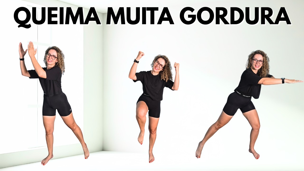 15 Min🔥CARDIO HIIT🔥DE BAIXO IMPACTO PARA QUEIMAR GORDURA E TONIFICAR🔥 SEM SALTOS, SEM REPETIÇÃO🔥