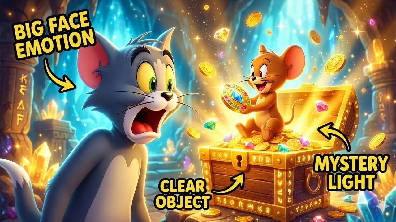 Tom & Jerry Found The Secret Treasure 😱 | Epic Cartoon Adventure