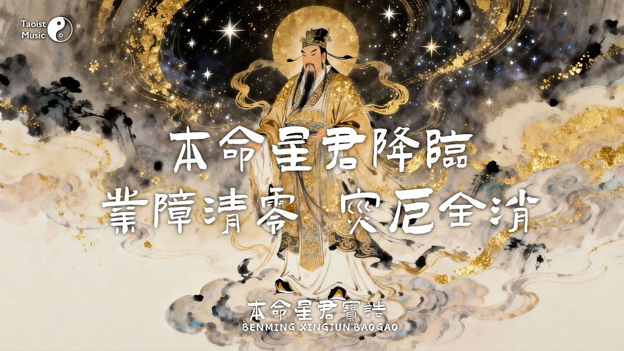 與本命星君連結不必等到本命年！「本命星君寶誥」助你快速感應！業障清零、災厄全消，福運滾滾來！Taoist the 