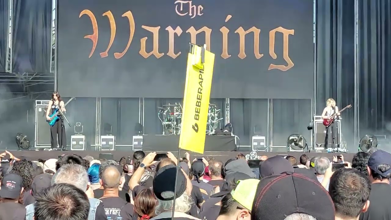 The Warning - Z - Live - Barcelona Rock Fest  - 7th of July 2024 - #thewarning - #bcnrockfest