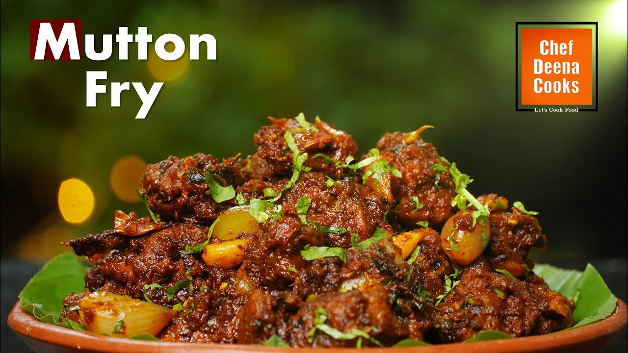 Mutton Fry Recipe | How to Make Mutton Fry | Non Veg | Sunday Recipes | CDC 96 | Chef Deena Cooks