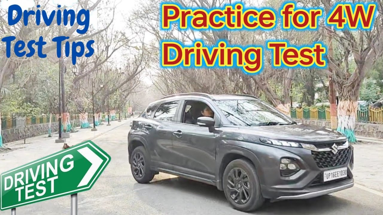 Practice for 4W Driving Test by Maruti Suzuki Fronx Delta Plus AMT Car @NilRonil