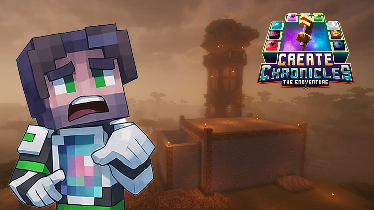 Base Build & Market Stall in Create Chronicles: The Endventure | Minecraft ~ Episode 3