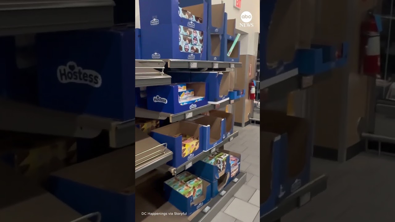 Shoppers met with empty shelves, long lines ahead of storm