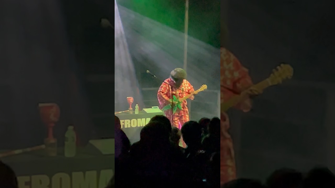AfroMan Jamming On His Weed Guitar
