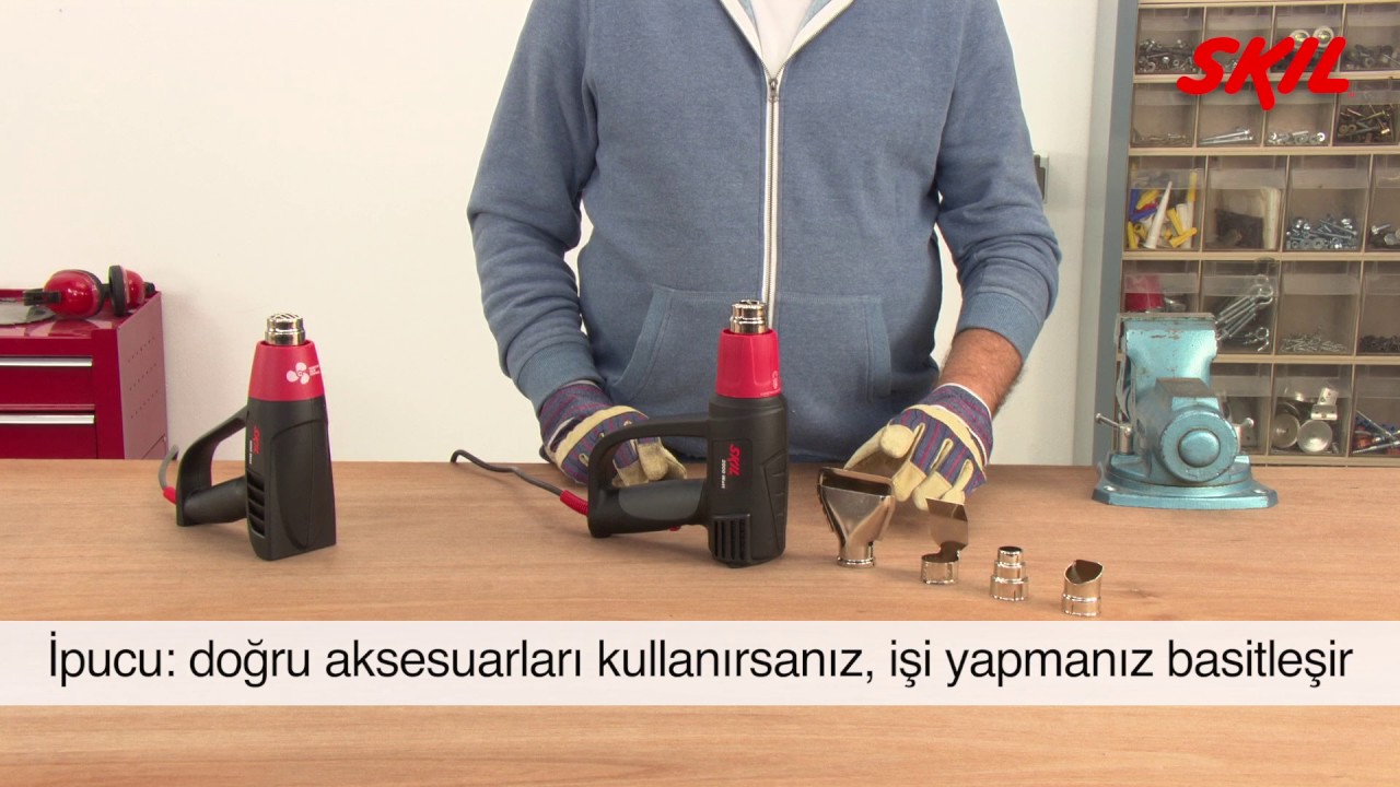 Isı tabancası nasıl kullanılır?