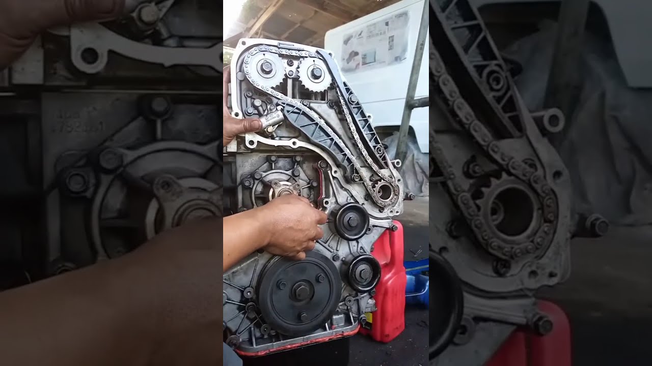 Kia D4CB || Timing Chain [Supply Pump to Camshafts]