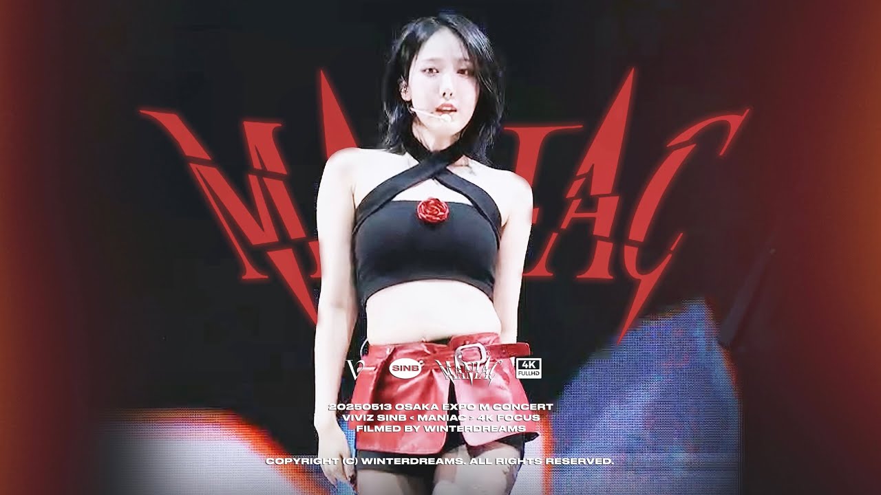 [4K] 250513 OSAKA EXPO M CONCERT VIVIZ 비비지 신비 직캠 SINB FOCUS - MANIAC