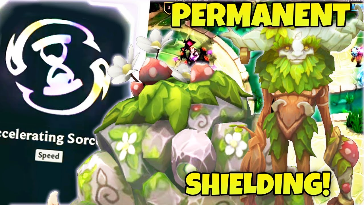 UNLIMITED SHIELDS on IVERN in 2v2v2v2 Arena's (Accelerating Sorcery) - League of Legends / LoL