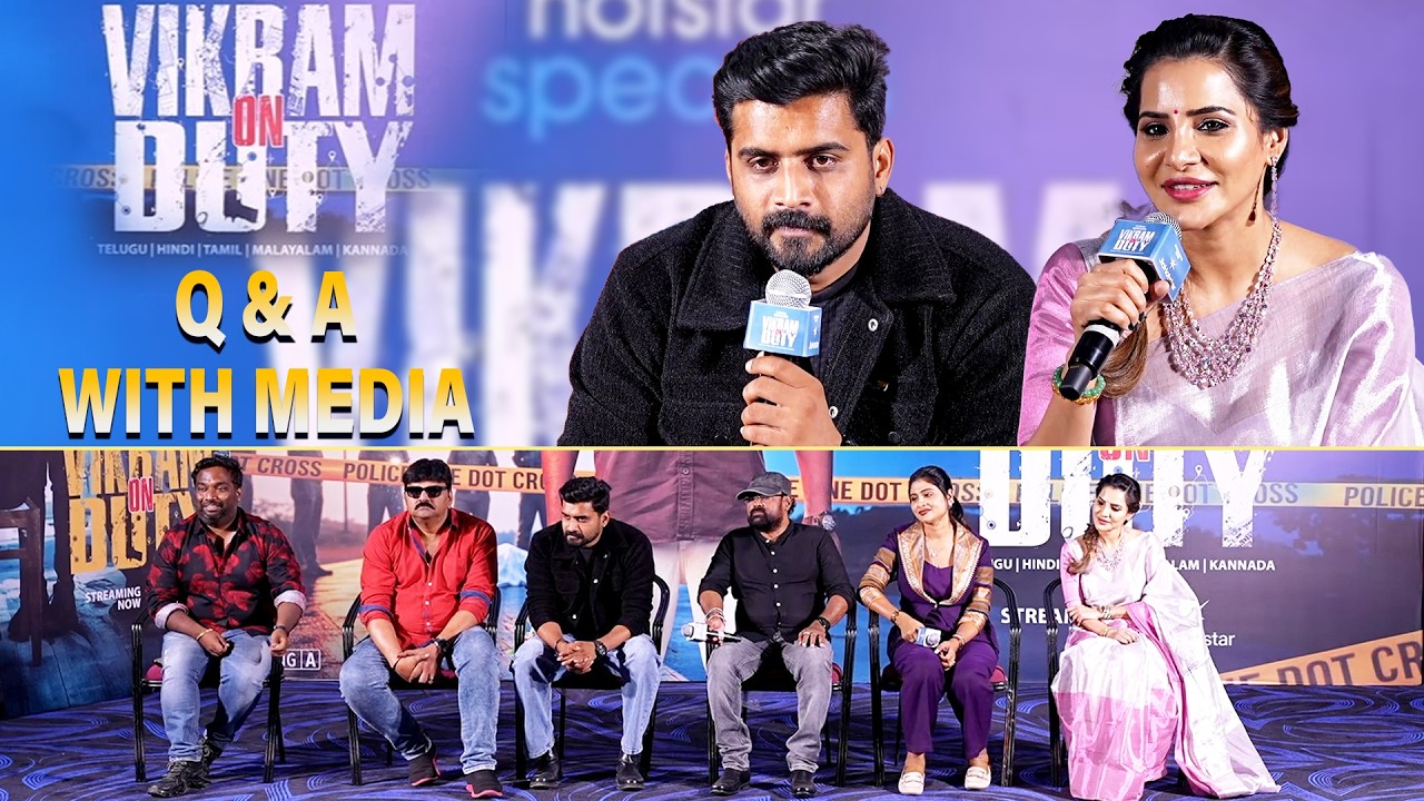 Vikram On Duty Team Q & A With Media | Nikhil Maliyakkal | Ashu Reddy Press Meet