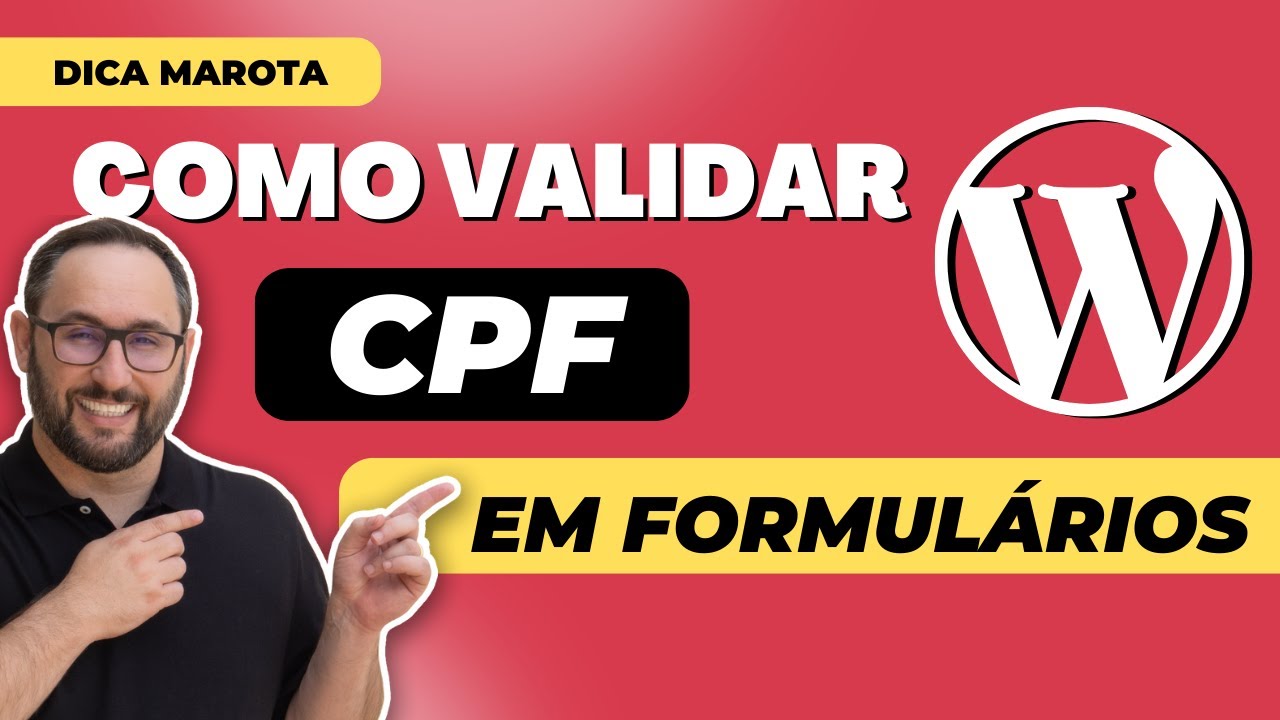 Como validar CPF em formul&aacute;rios do Elementor PRO no WordPress com JS
