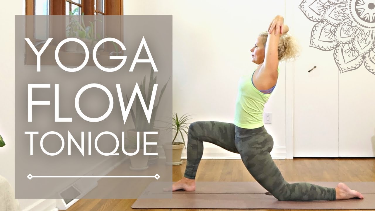 Yoga Vinyasa Flow | Tonique pour le dos | Fran&ccedil;ais | 25 min