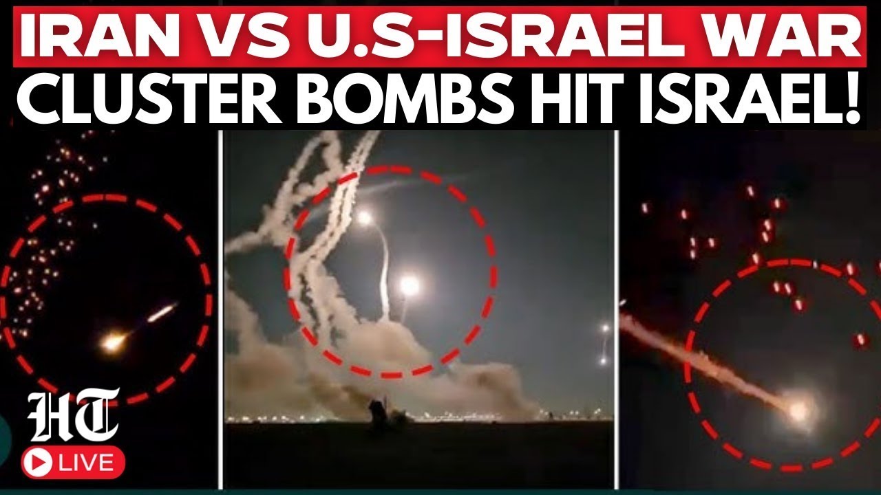 Iran VS US Israel War LIVE: Cluster Bombs Rain On Tel Aviv | IRGC Tehran Military HQ Bombed | Iran