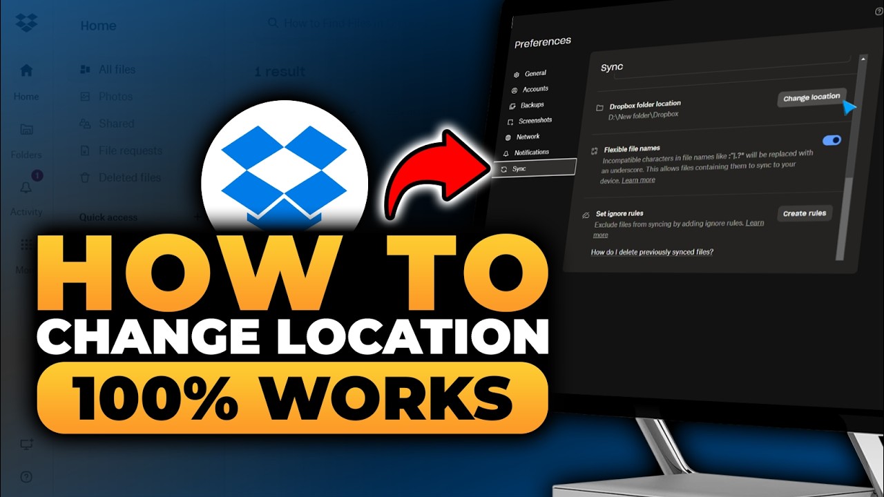 How To Change Dropbox Location On PC (𝟮𝟬𝟮𝟲) | 100% WORKS | NO Yapping, To The Point! | FAST & EASY