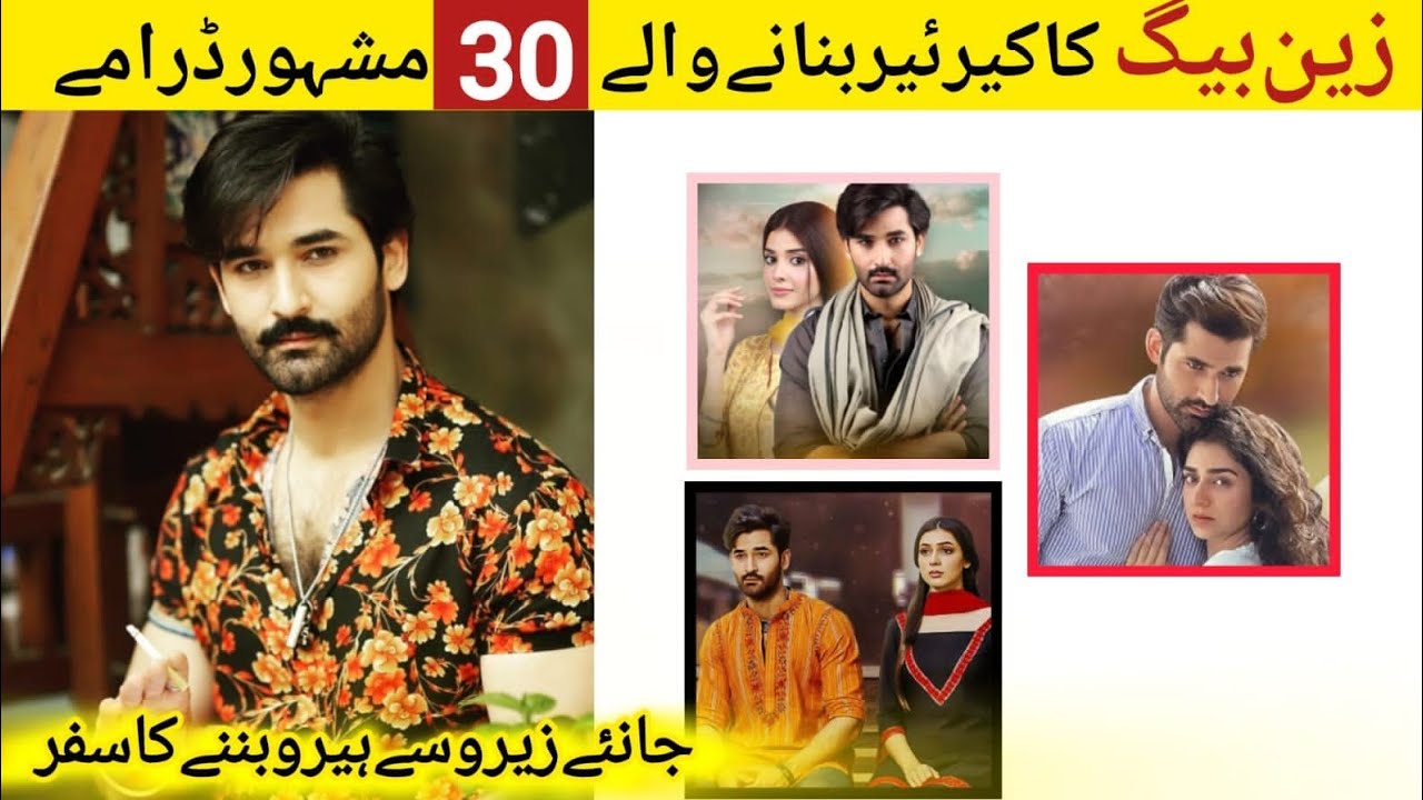 Mirza Zain Baig TOP 30 Dramas Which Make their Career | Pakistani Drama | Mahshar