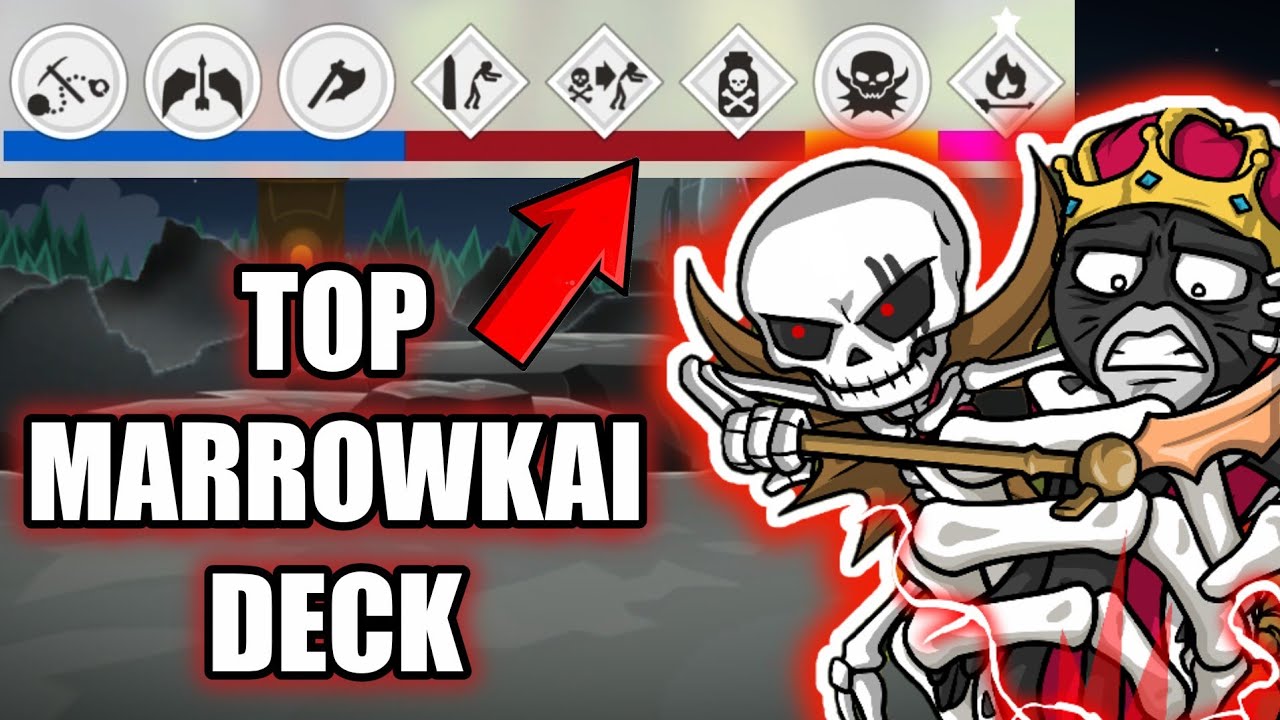 Trying Best General Marrowkai Deathmatch Deck - Stick War: Saga Gameplay
