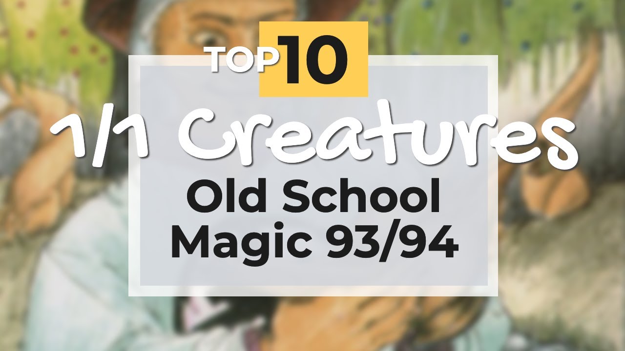 10 лучших существ 1/1 (Эпизод 6) в старой школе Magic: The Gathering 93/94 | #171