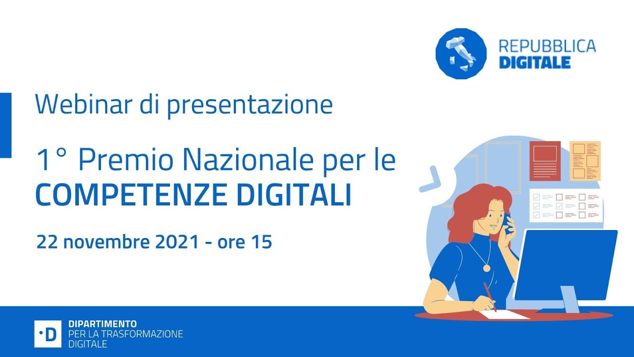 Presentazione del 1° Premio Nazionale per le Competenze Digitali (22/11/2021)
