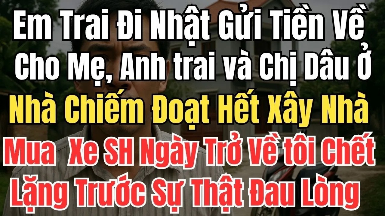 Em Trai Đi Nhật Gửi Tiền Về Cho Mẹ, Anh trai và Chị Dâu Ở Nhà Chiếm Đoạt Hết Xây Nhà Mua SH