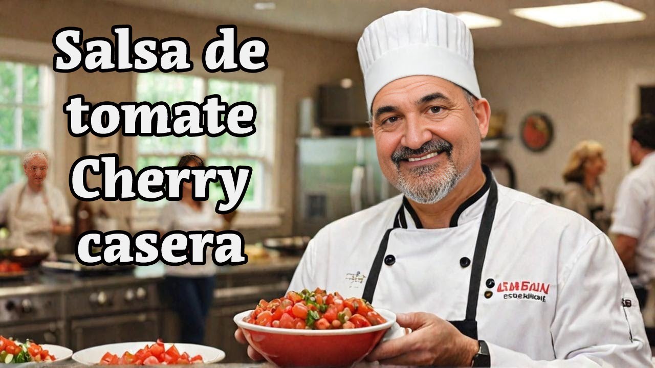 ¡Exquisita Salsa de tomate Cherry casera!