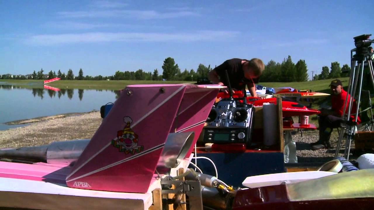 Beautiful RC Racing Boats in Calgary
