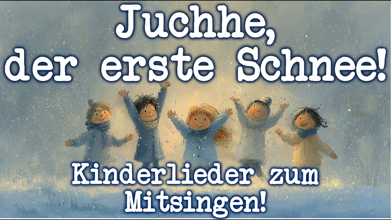 Juchhe, der erste Schnee ❄️ | Winterlied f&uuml;r Kinder zum Mitsingen