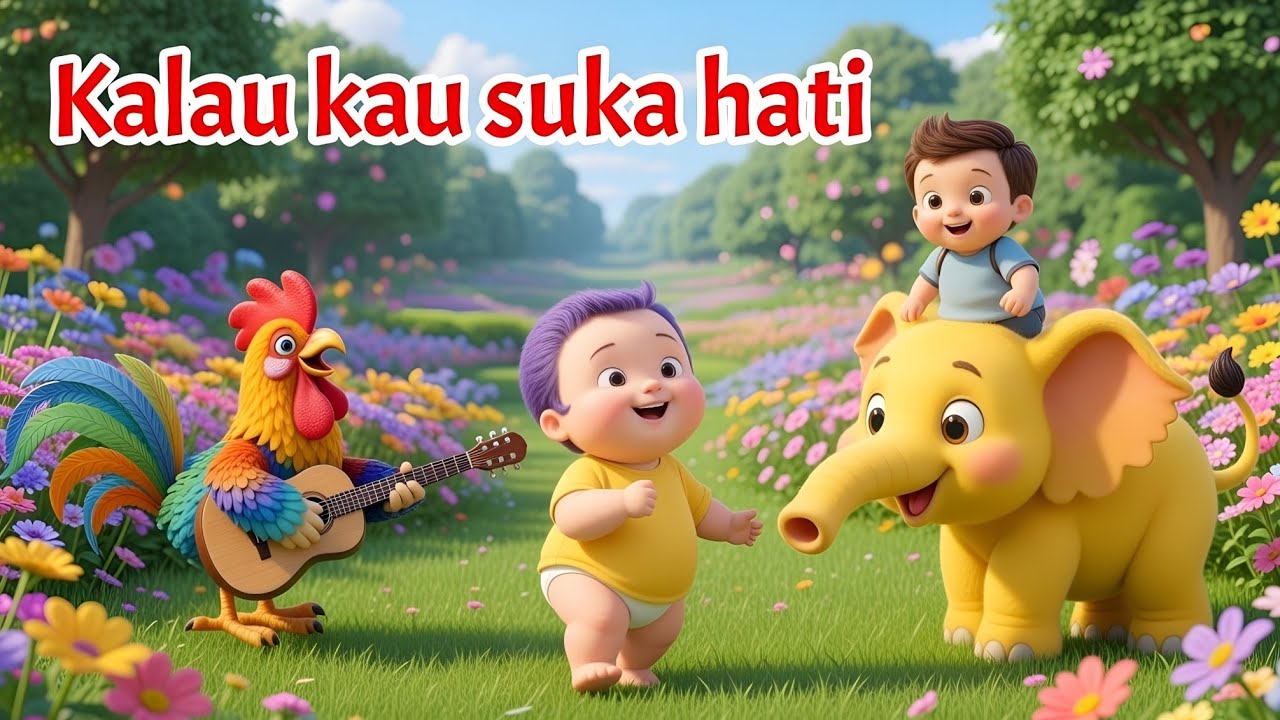 Kalau Kau Suka Hati Tepuk Tangan - Lagu Anak Anak - Lagu Anak Indonesia - Vidio Edukatif Anak