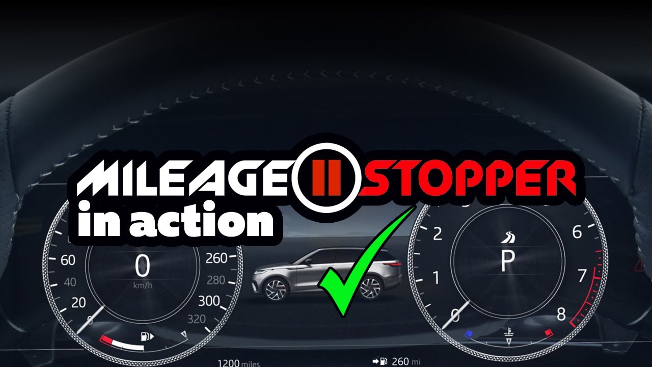 Range Rover Velar mileage stopper in action, filter, freezer, odometer blocker.