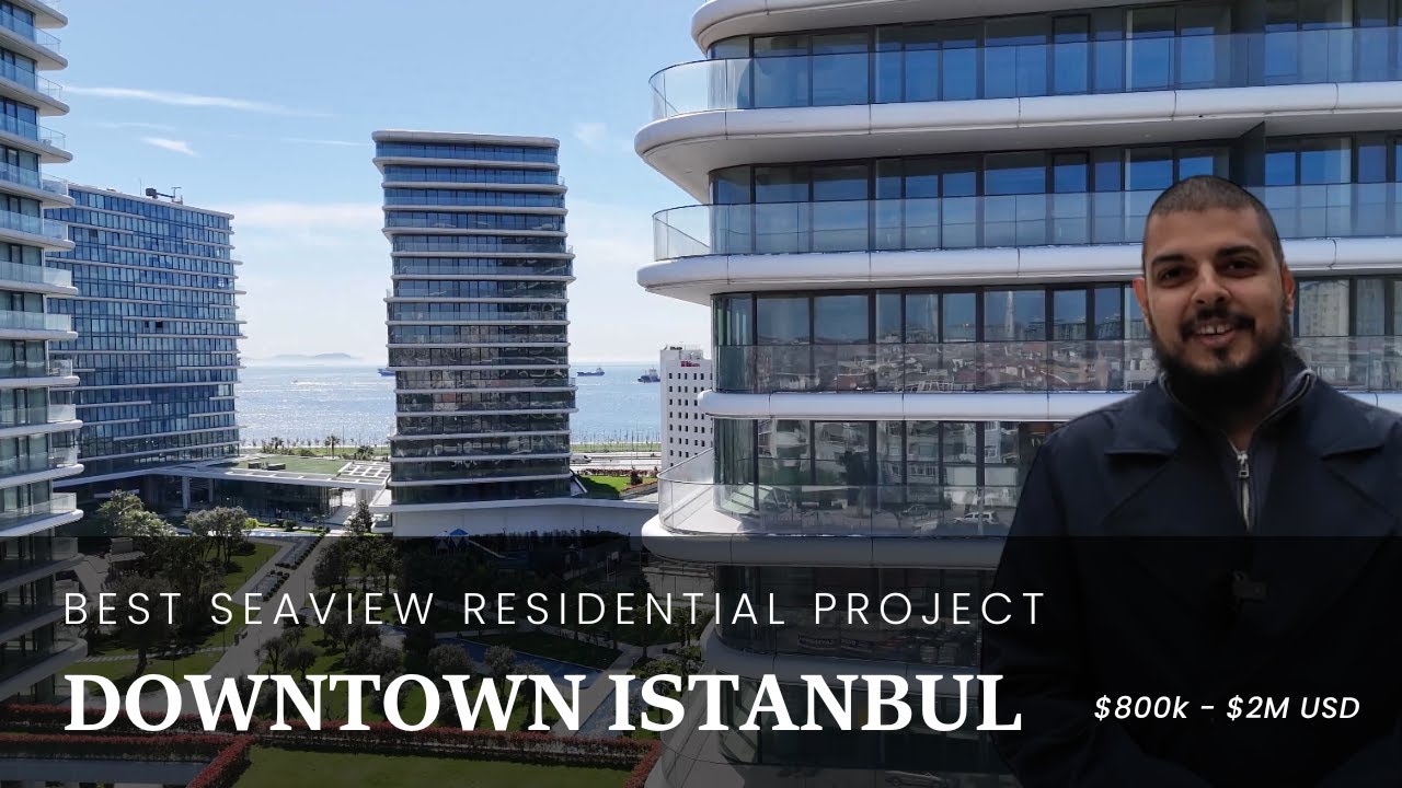 Downtown Istanbul - Best Sea View Luxury Apartment & Residential Project Tour [7 Mavi / Yedi Mavi]