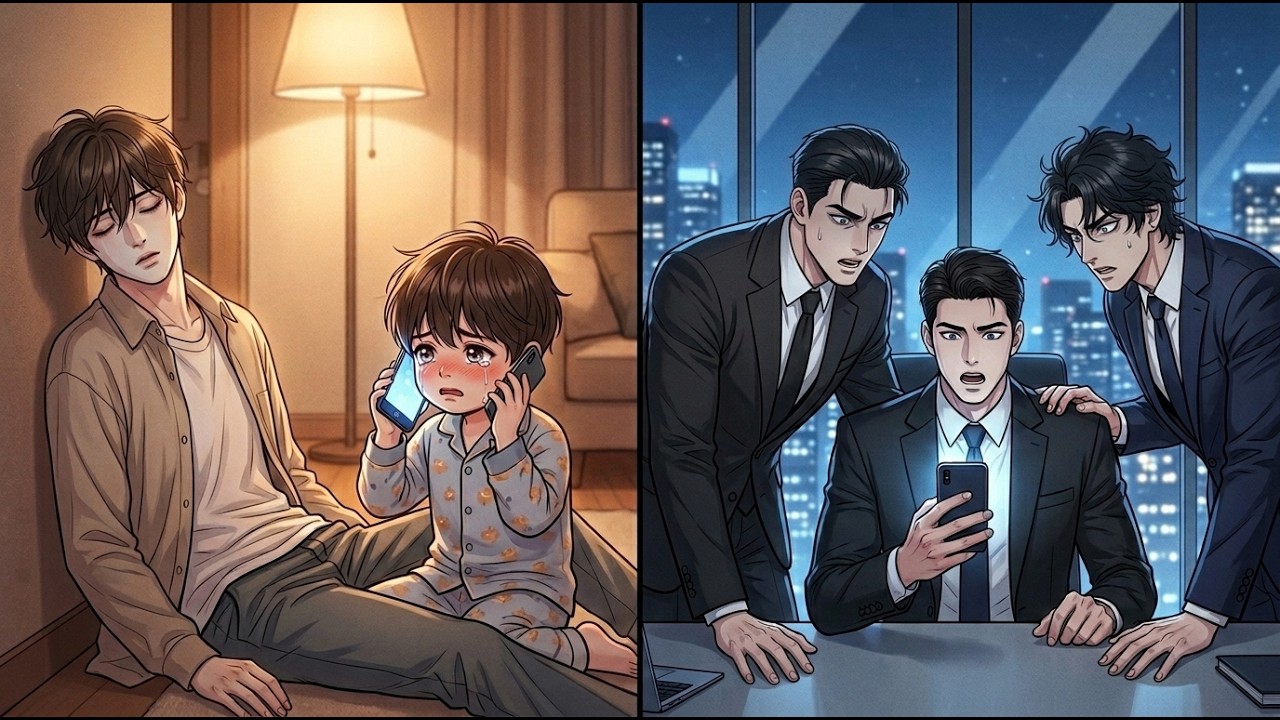 Kid Mistakenly Calls The Triplet Alphas After Their Omega Dad Fainted - They Showed Up And...