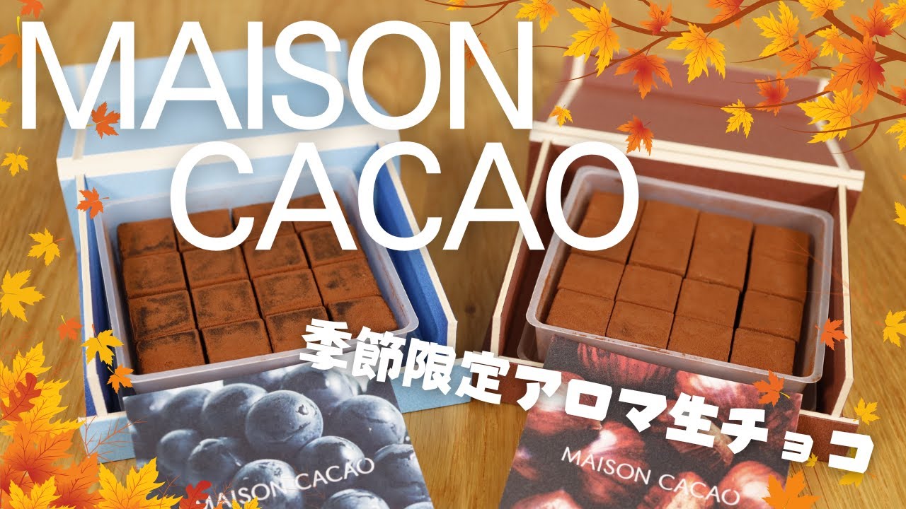MAISON CACAO/メゾン カカオの期間限定アロマ生チョコレートを食べる