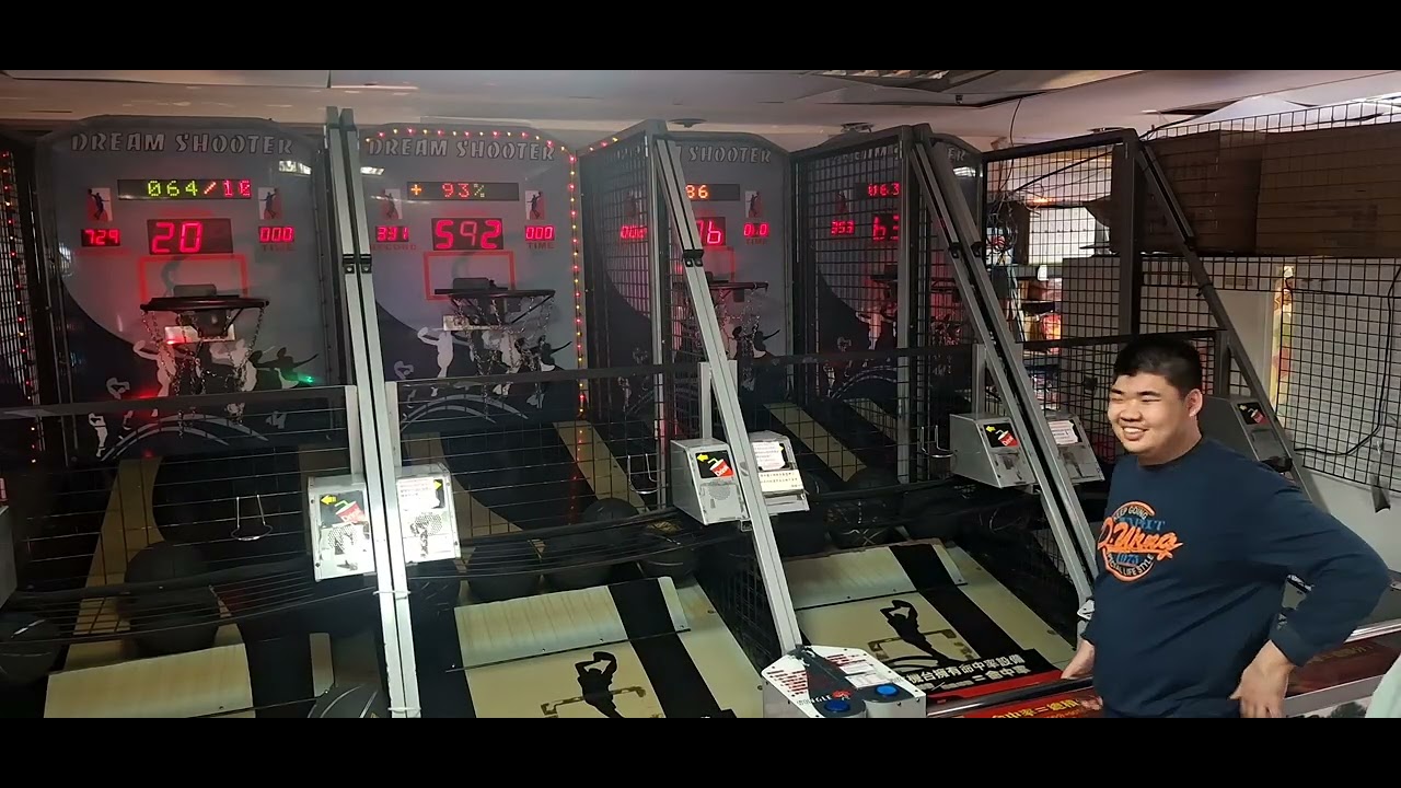115/01/18 飛絡力籃球機 兩次雙人接力 5關211秒 685分+719分=1404分