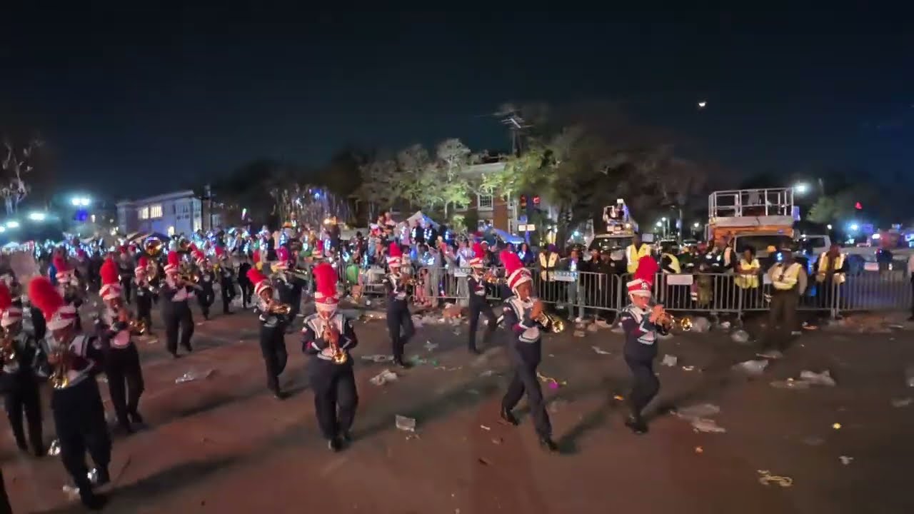 KCCA Woodson Tiger Marching Band/ Marching Highlights Krewe of Bacchus Mar. 2nd 2025