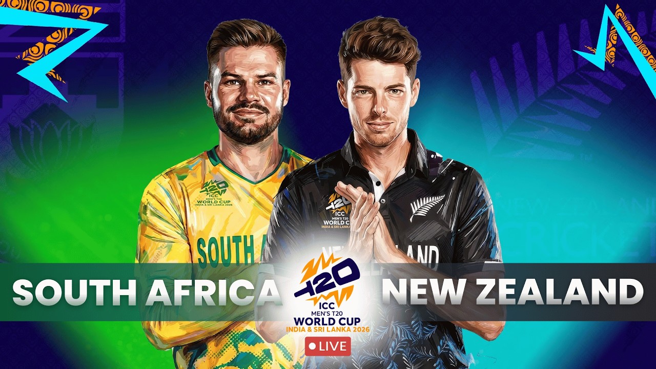 🔴 South Africa vs New Zealand Cricket Live Match, T20 World Cup 2026 Scores Commentary, SA v NZ