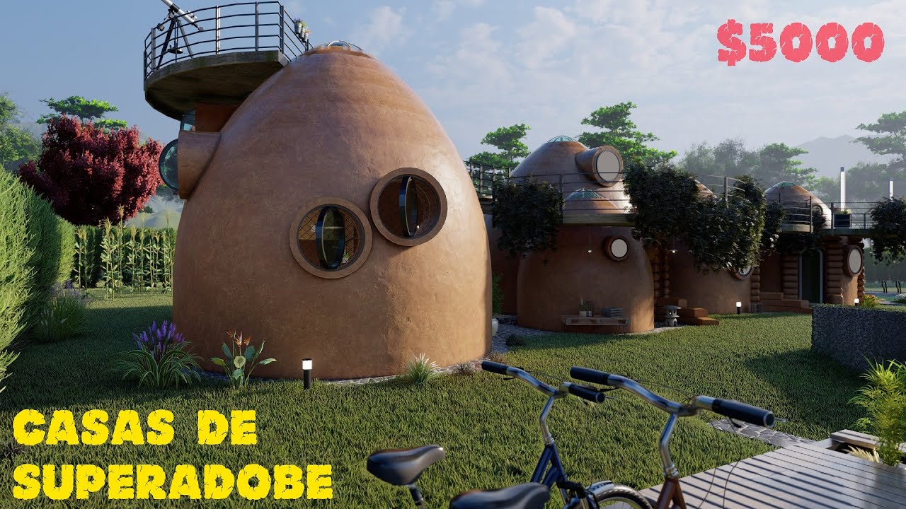 Casa Ecol&oacute;gica de SuperAdobe | Casa por $5000 D&oacute;lares 🏡🥚