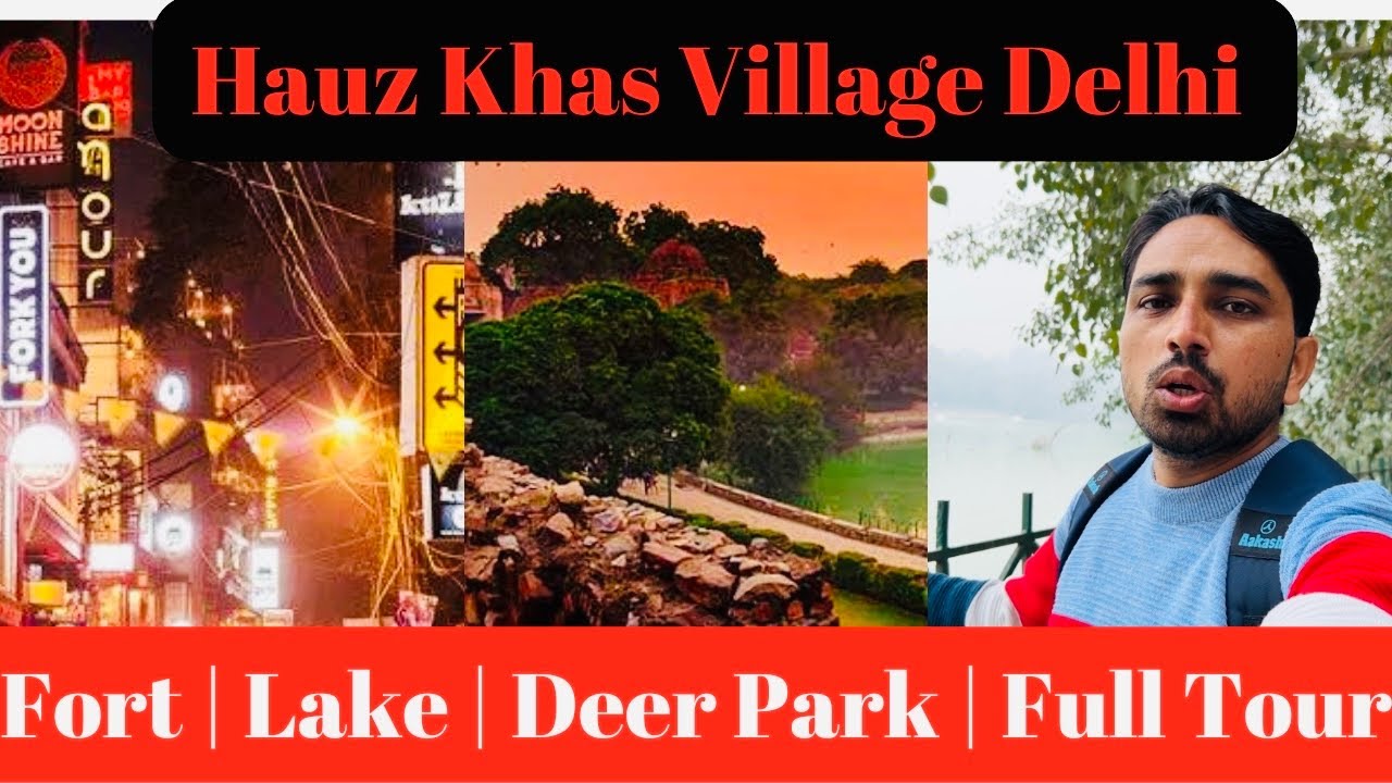 Hauz khas Village | दिल्ली का खूबसूरत गांव | historical places in delhi | kasim vlogs