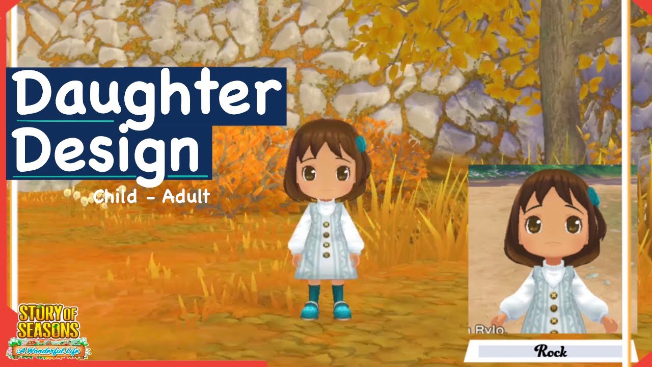Story of Seasons A Wonderful Life: All Daughter Design ( Toddler - Adult )