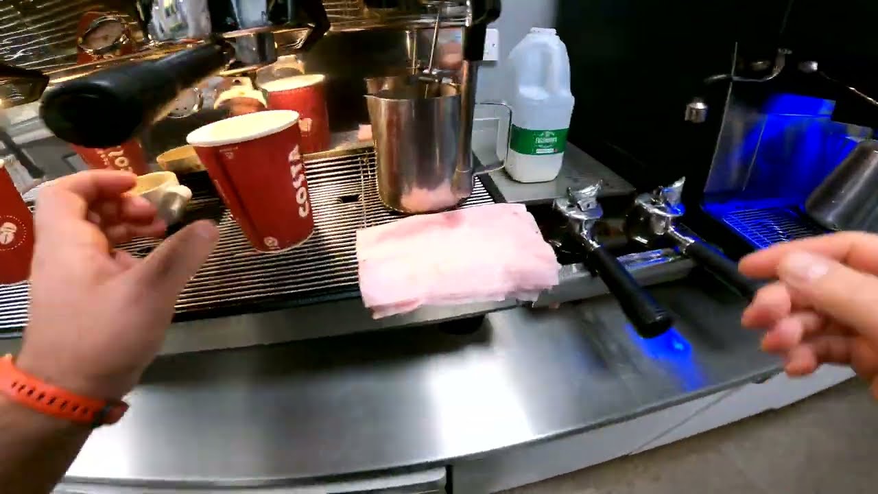 The coffee corner is always busy!! POV Coffee brewing 👌😁👍