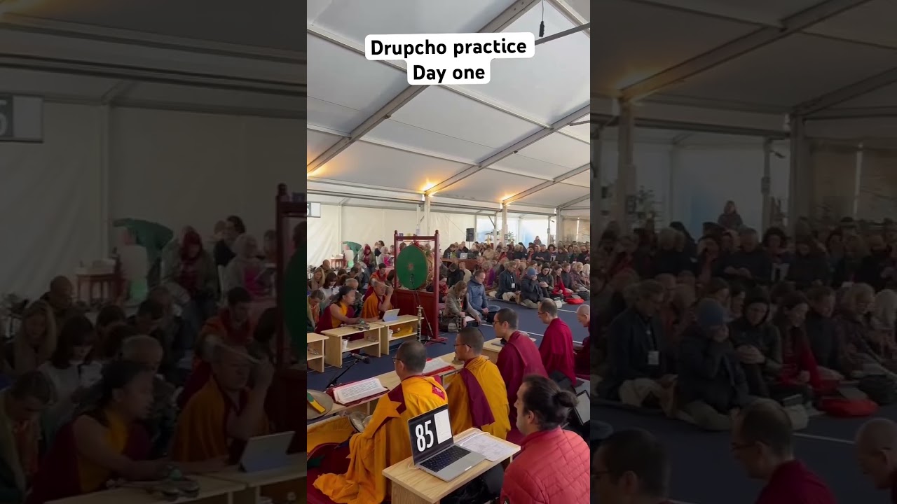 Kyabje Rabjam rinpoche is leadving a RPN Practice for the first time in Portugal. #portugal