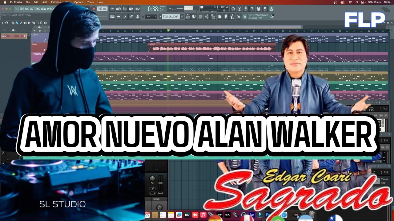 Amor Nuevo Alan WALKER - Grupo Sagrado FLP / MIDI / Kontakt8 / Battery4 