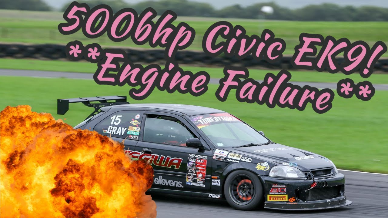 Turbo EK9 Civic 500hp - Life after engine failure and Time Attack