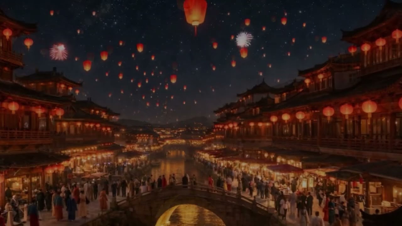 Lantern Festival Lofi Music | Peaceful & Relaxing Soundtrack for Family Reunion and Happiness